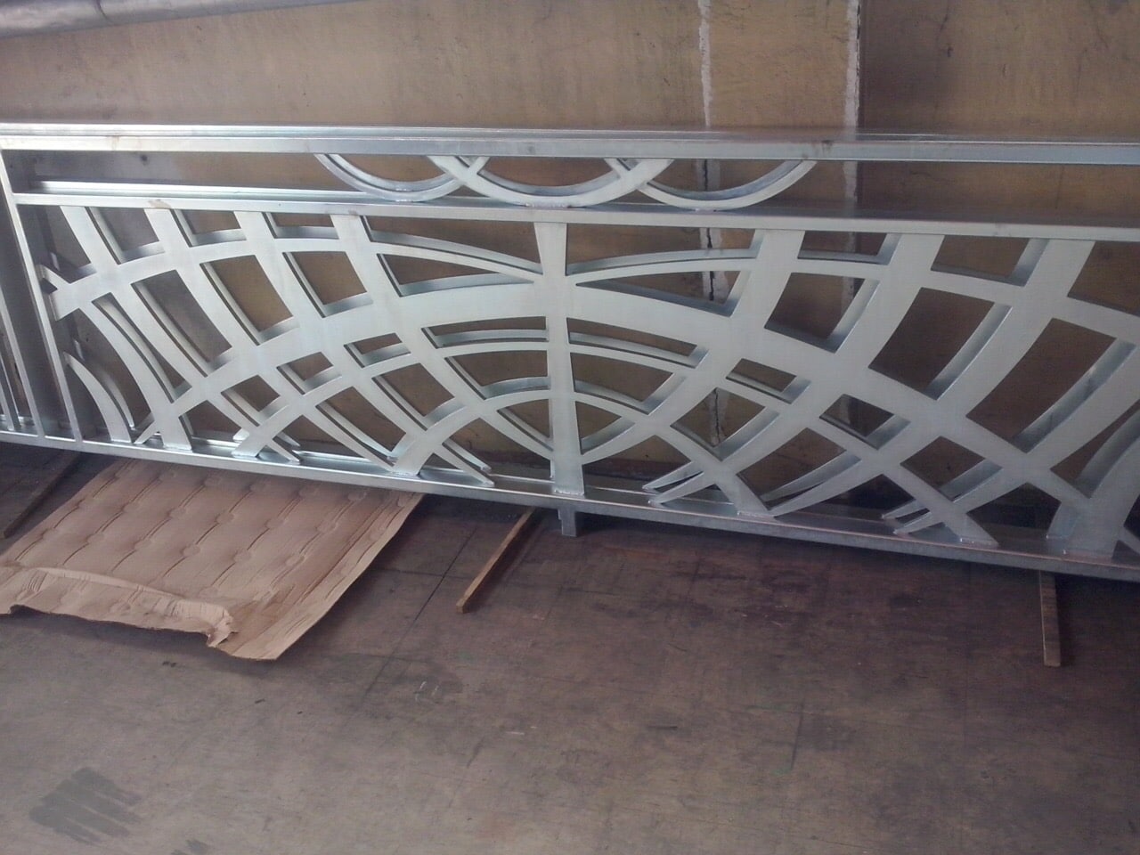 Garde-corps coupé en laser - Atelier A.B.EL