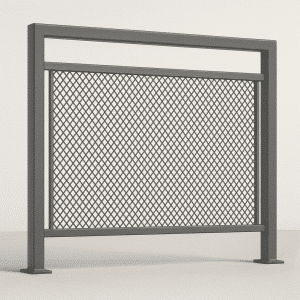 Garde-corps grillagé