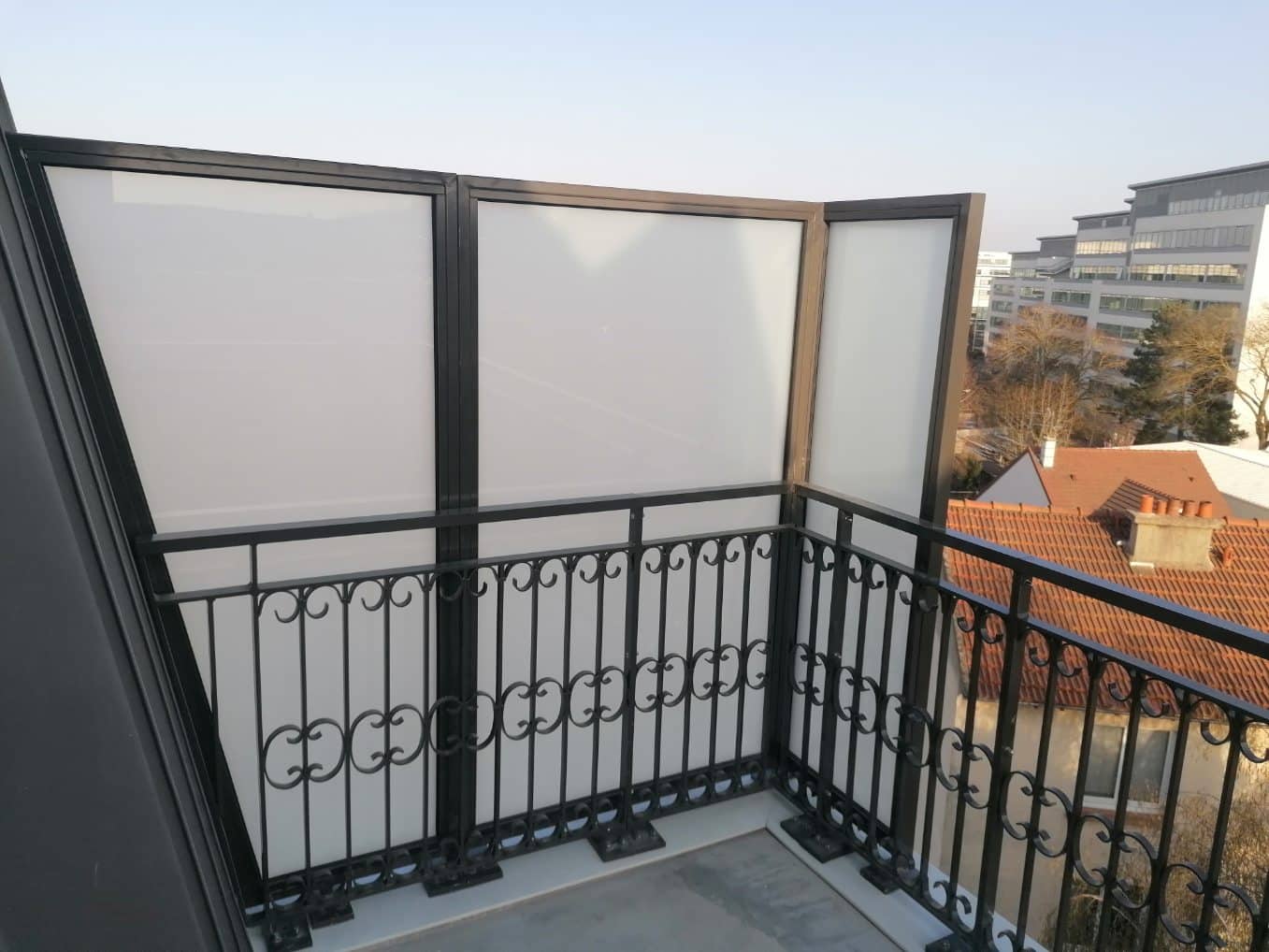 Pare-vue sur Garde-corps